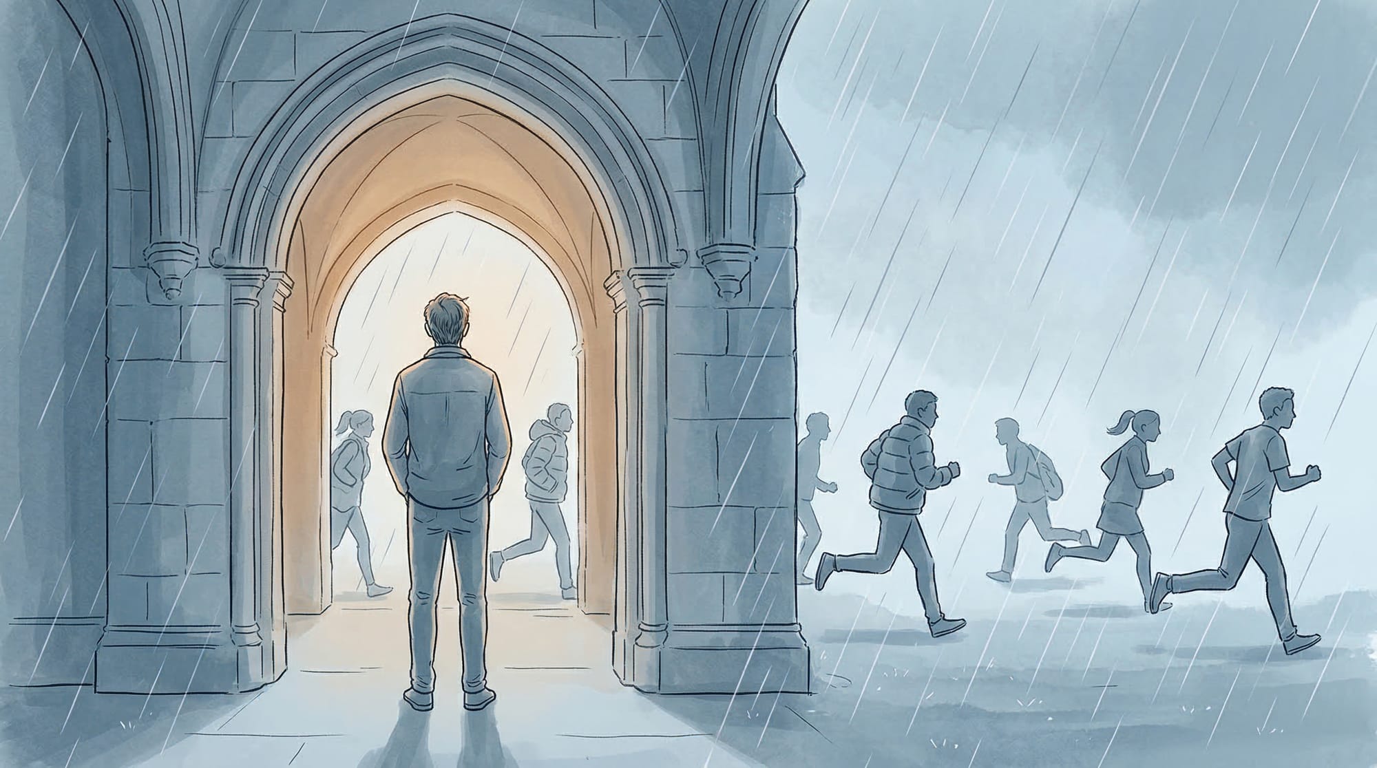 我们以为是现实的束缚，其实是自己搭的笼子