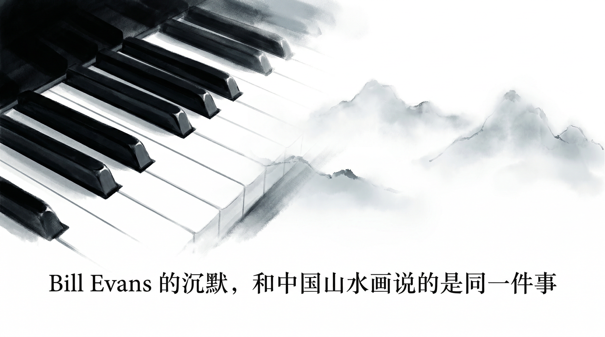 Bill Evans 的沉默，和中国山水画说的是同一件事