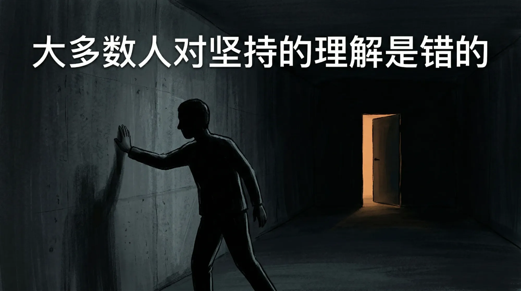 大多数人对"坚持"的理解是错的