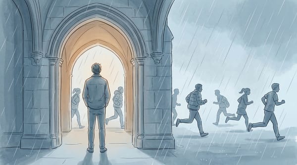 我们以为是现实的束缚，其实是自己搭的笼子